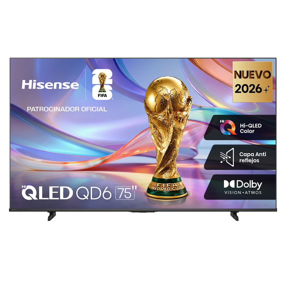 TELEVISOR SMART 4K UHD 75 PULGADAS HISENSE HI-QLED 75QD68SG 2026 - 1