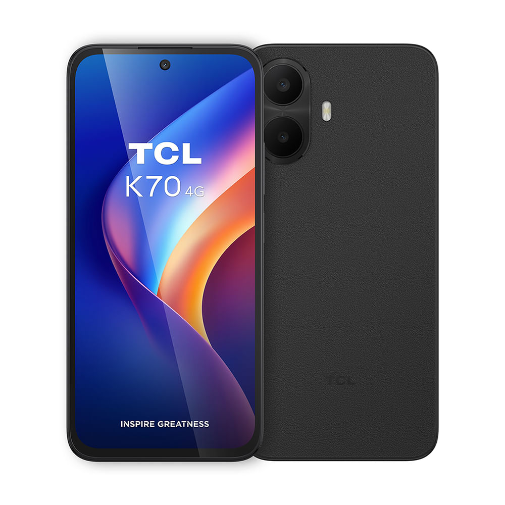 CELULAR TCL K70 128GB 4GB RAM CÁMARA 50 MP NEGRO - 1