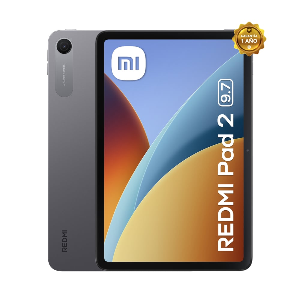 TABLET XIAOMI REDMI PAD 2 128GB 4GB RAM 8MP GRIS - 1
