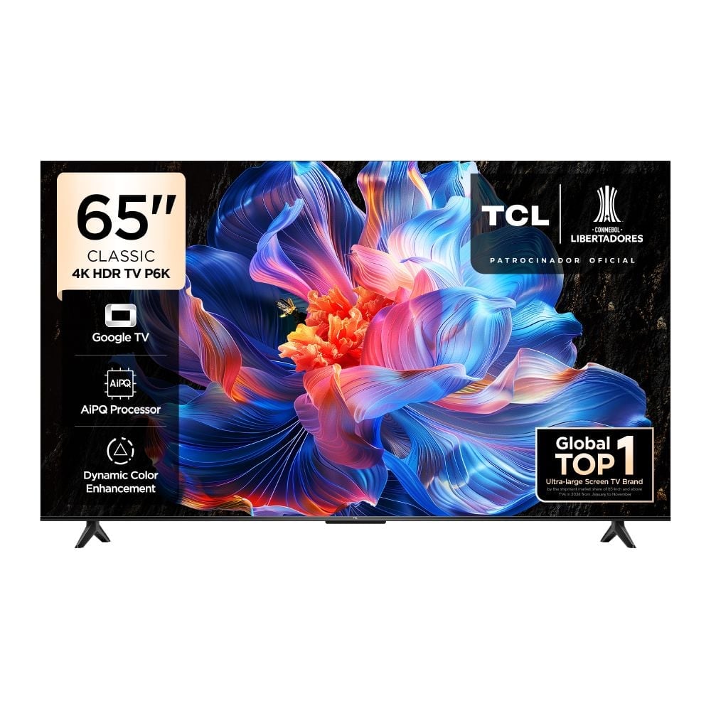 TELEVISOR SMART 4K 65 PULGADAS TCL LED 65P6K 2025 - 1