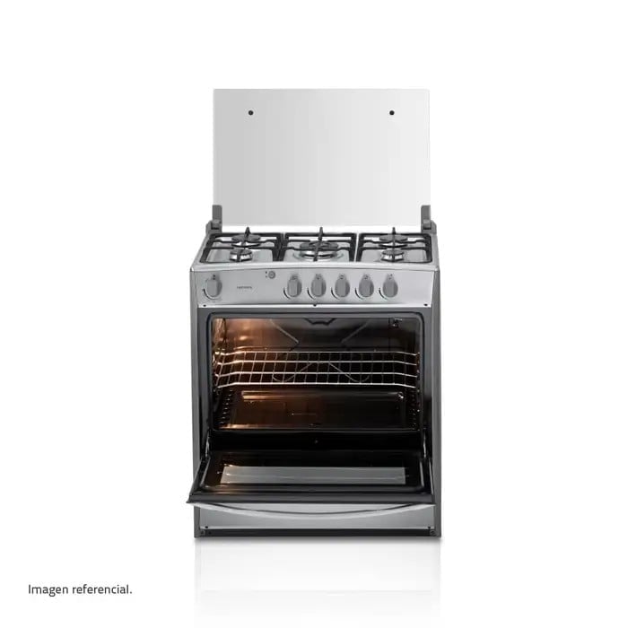 COCINA INDURAMA CANTABRIA 32' 5 HORNILLAS CROMA - 1