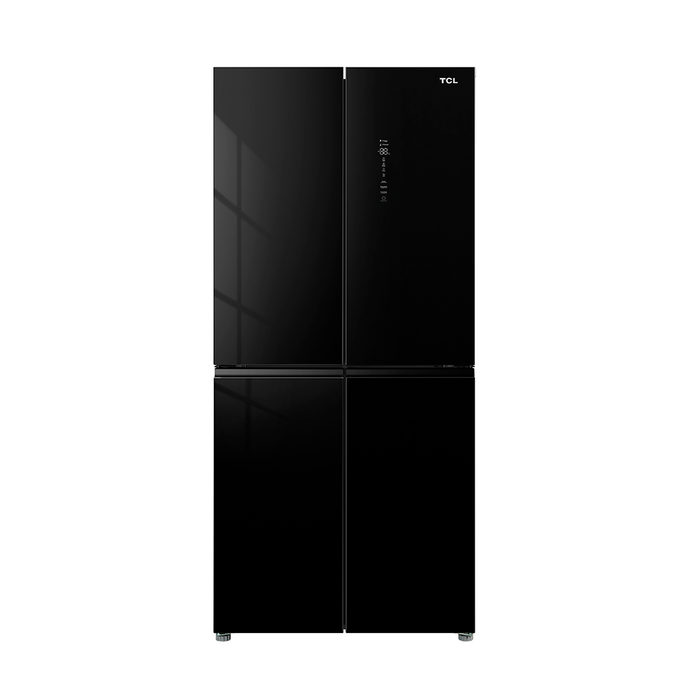 REFRIGERADORA CROSS DOOR TCL P460CDGB 428 L NO FROST BLACK GLASS - 2