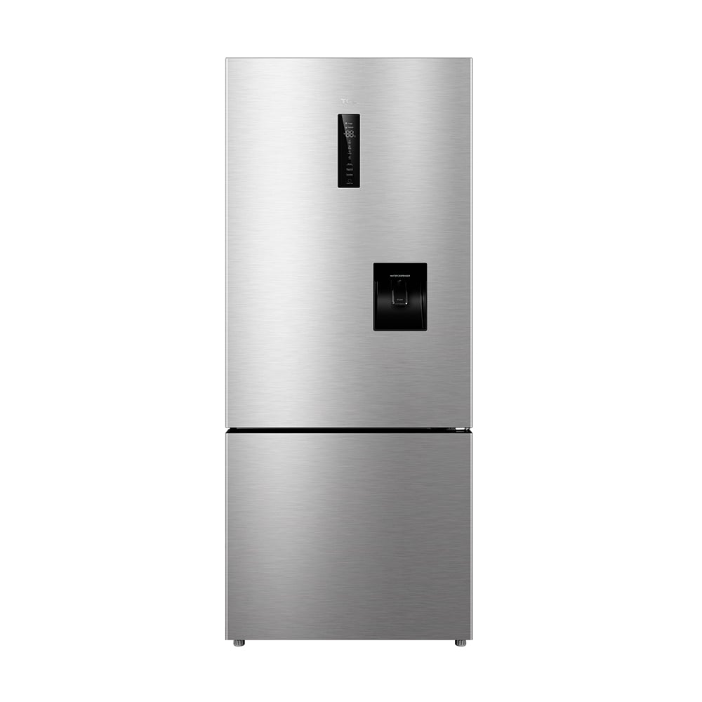 REFRIGERADORA BOTTOM FREEZER TCL P418BFN 416 L NO FROST PLATEADO - 1