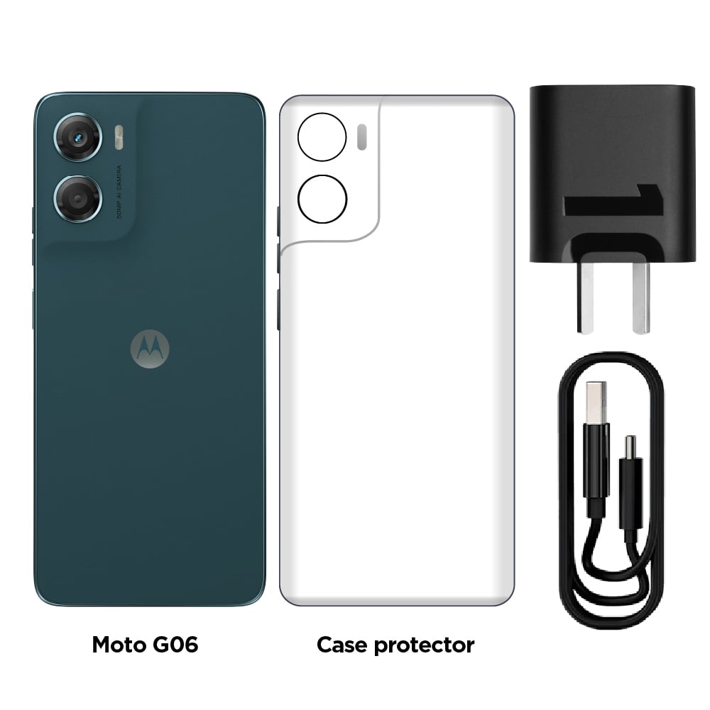 CELULAR MOTOROLA MOTO G06 4G 128GB 4GB RAM 50MP ESMERALDA - 3