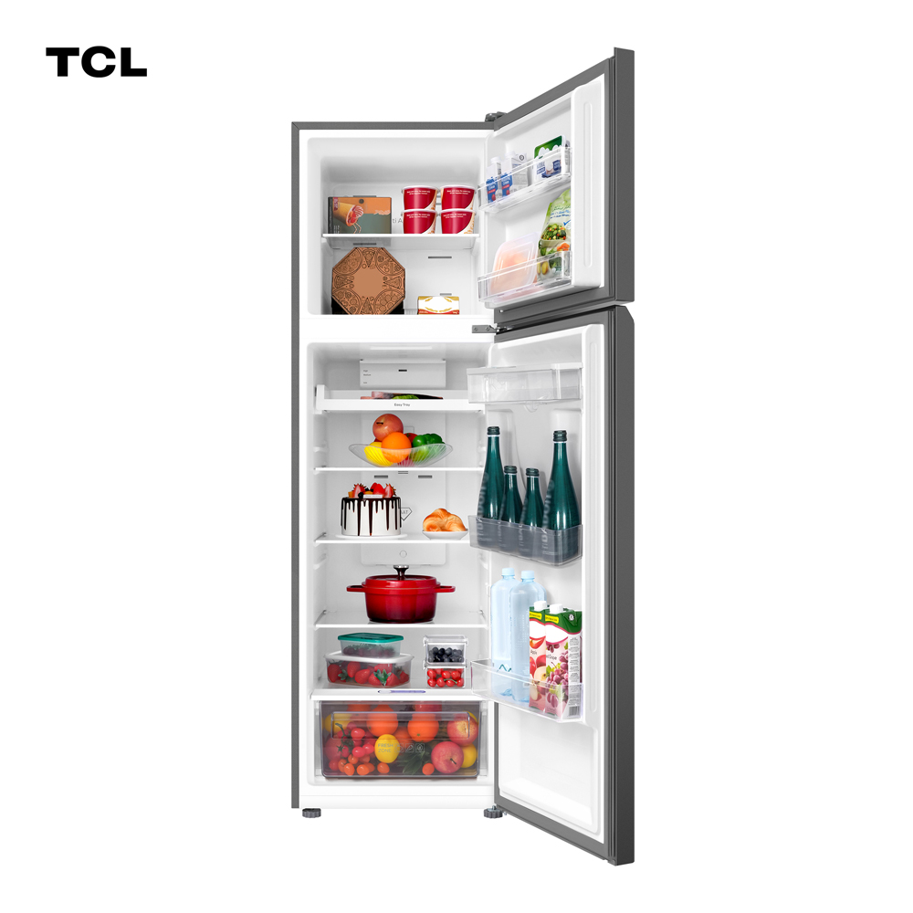 REFRIGERADORA TCL P286TMC 284 L TOP MOUNT GRIS OSCURO - 3