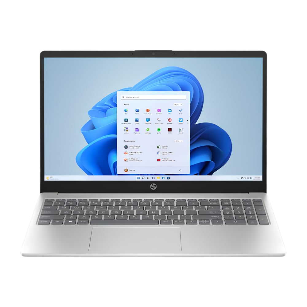 LAPTOP HP 17 15.6' RYZEN 3 7320U 256GB SSD 8GB RAM AMD RADEON WINDOWS 11 NATURAL SILVER + OFFICE 2021 - 1