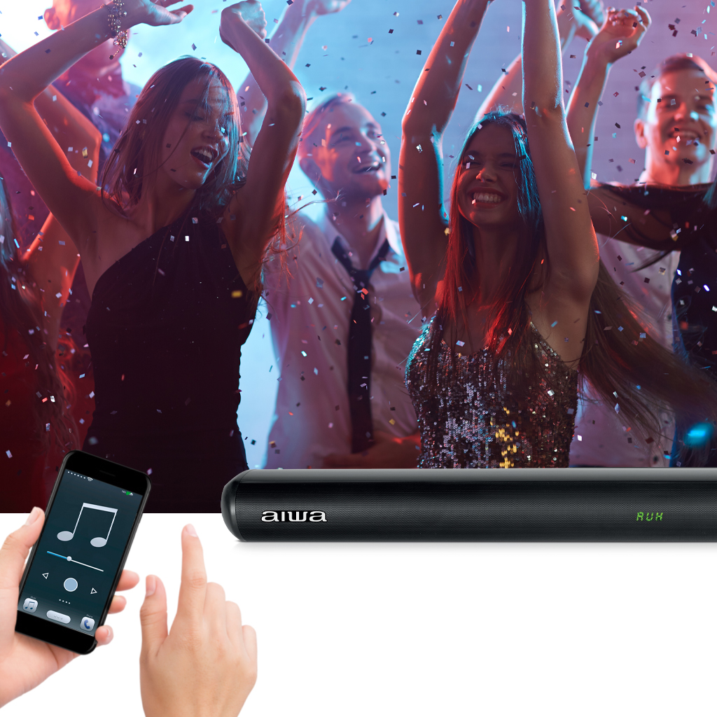 BARRA DE SONIDO AIWA AW-SBH20 40W BLUETOOTH NEGRO - 3