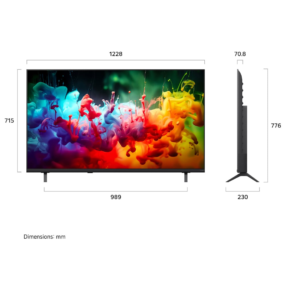 TELEVISOR SMART LG QNED AI MINI LED 55' 4K UHD QNED WEBOS 55QNED70BSA - 2