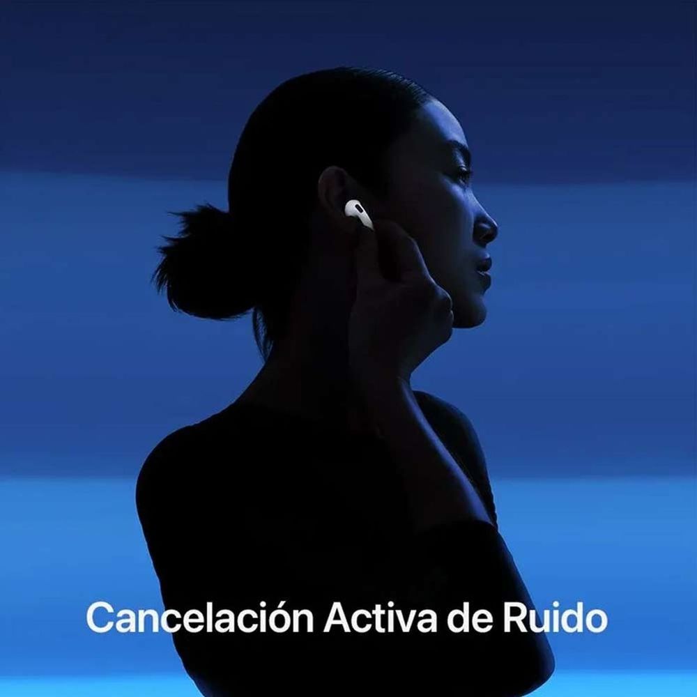 AUDÍFONOS BLUETOOTH APPLE AIRPODS 4TA GENERACIÓN ANC HASTA 30 HORAS IP54 BLANCO - 4
