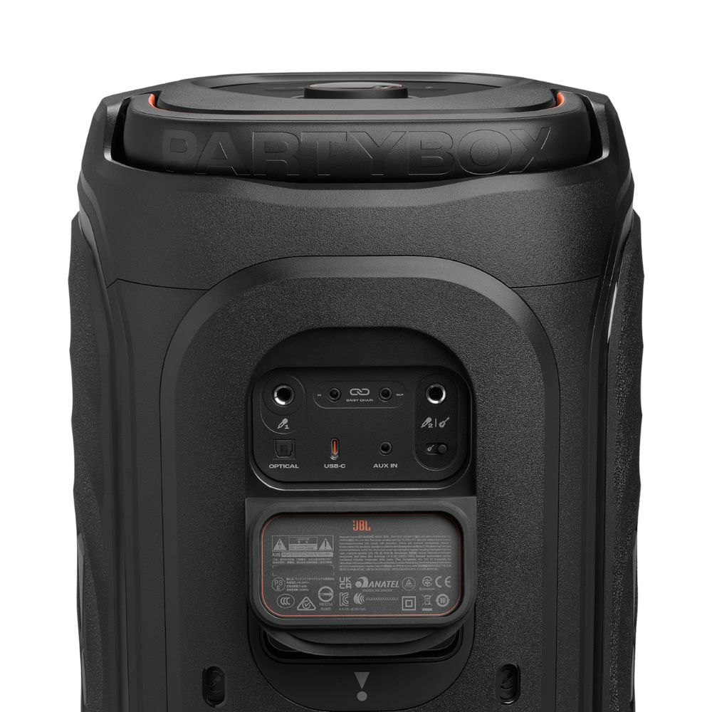 PARLANTE PORTÁTIL JBL PARTYBOX 200W HASTA 15 HORAS NEGRO - 7