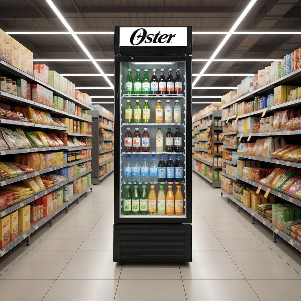 VITRINA EXHIBIDORA OSTER OS-PVSCX220B 220L NEGRO - 10