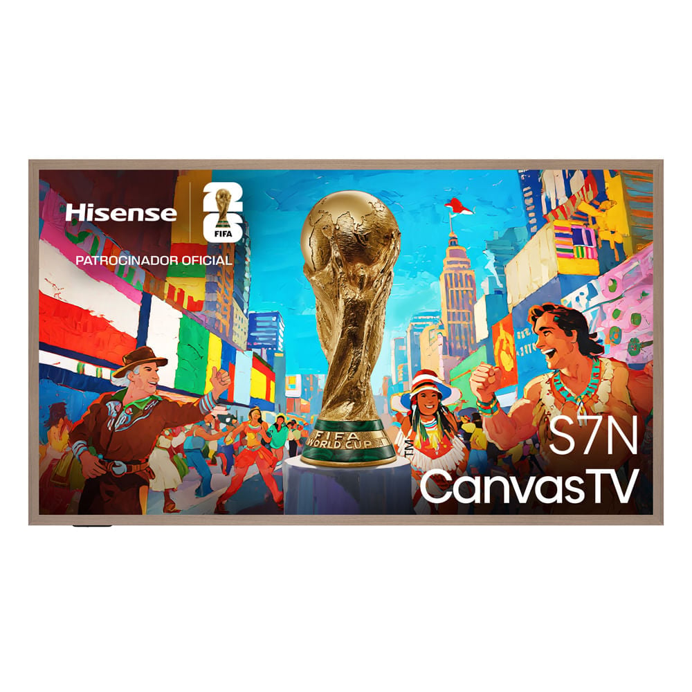 TELEVISOR SMART HISENSE 55' 4K HI-QLED GOOGLE TV 55S7N - 1