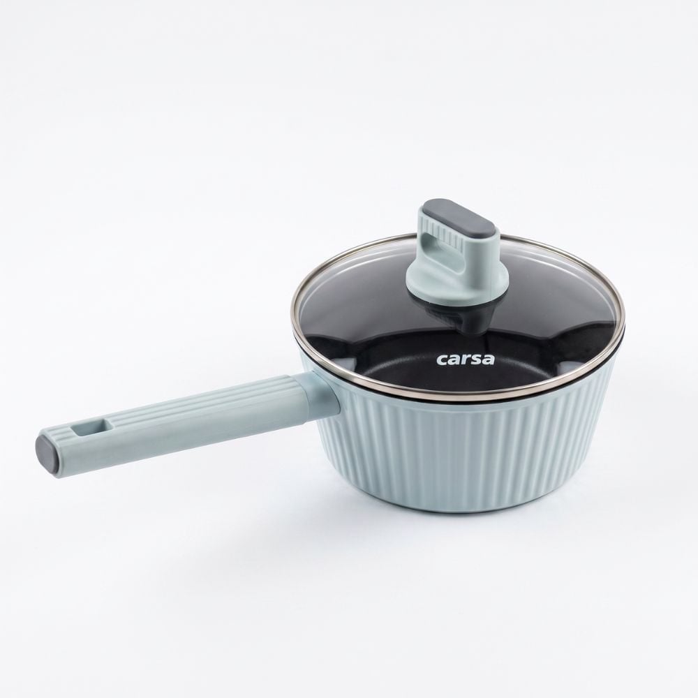 JUEGO DE OLLAS CARSA LUNA BLUE 5 PZS CELESTE - 3