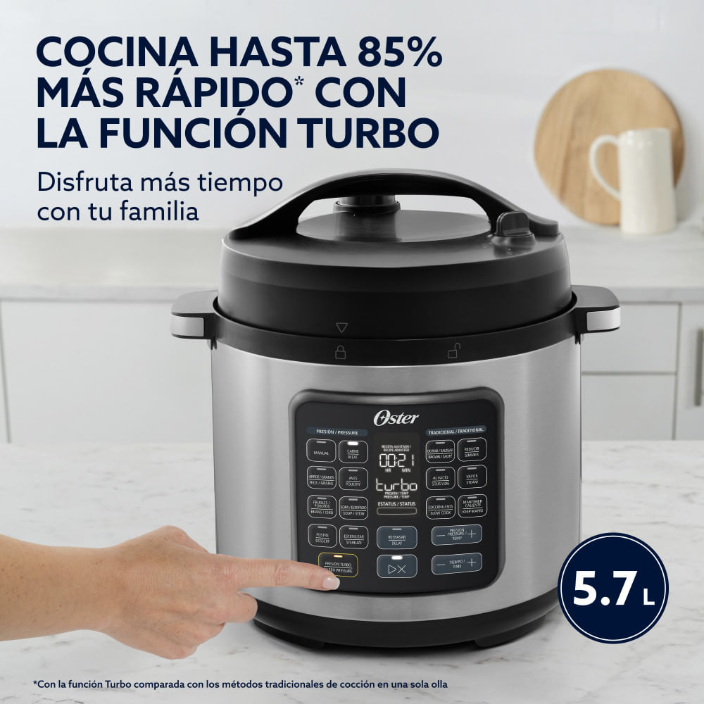 MULTIOLLA OSTER TURBO CKSTPCECT57DF 5.7L SILVER - 2