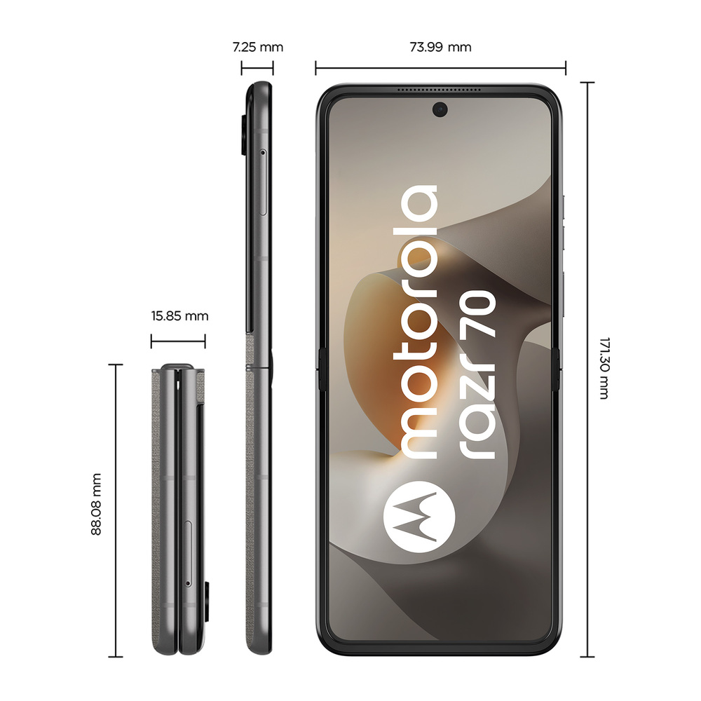 CELULAR MOTOROLA RAZR 70 512GB 12GB RAM 50MP GRIS - 5