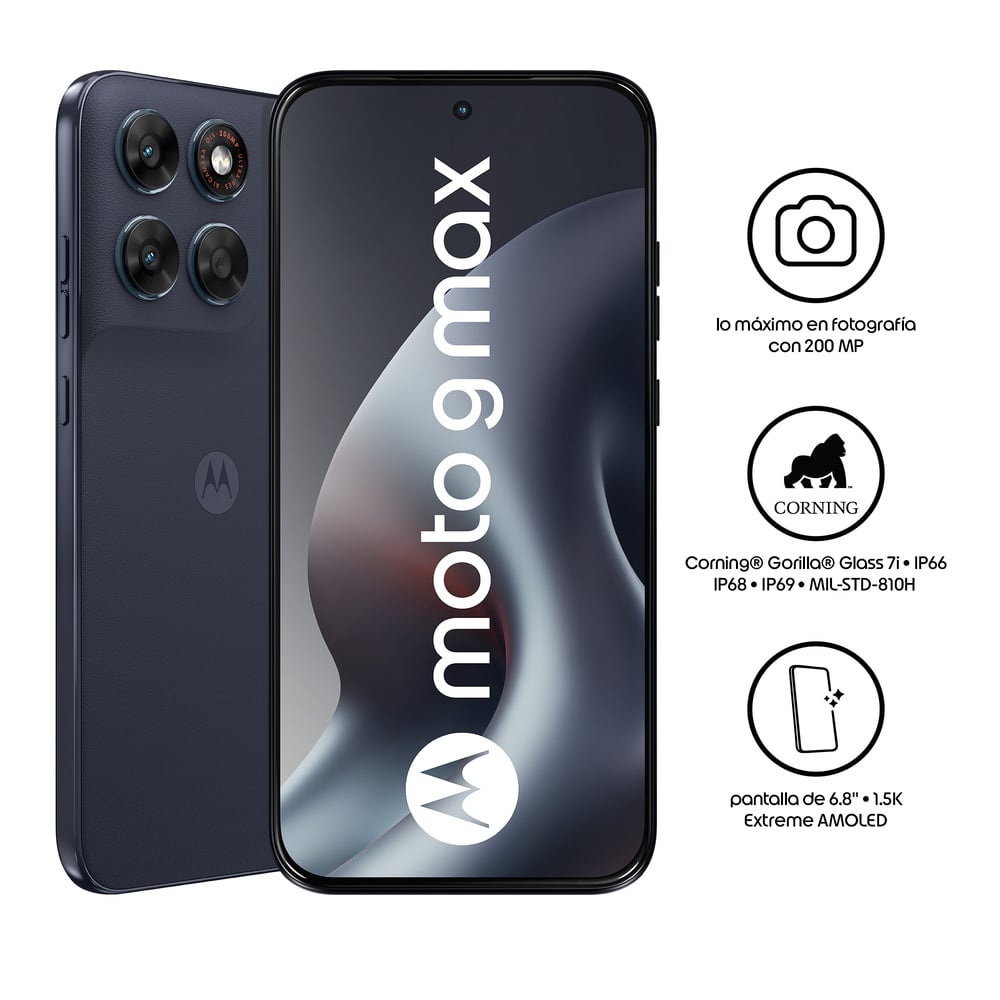 CELULAR MOTOROLA G MAX 256GB 8GB RAM GRIS - 3