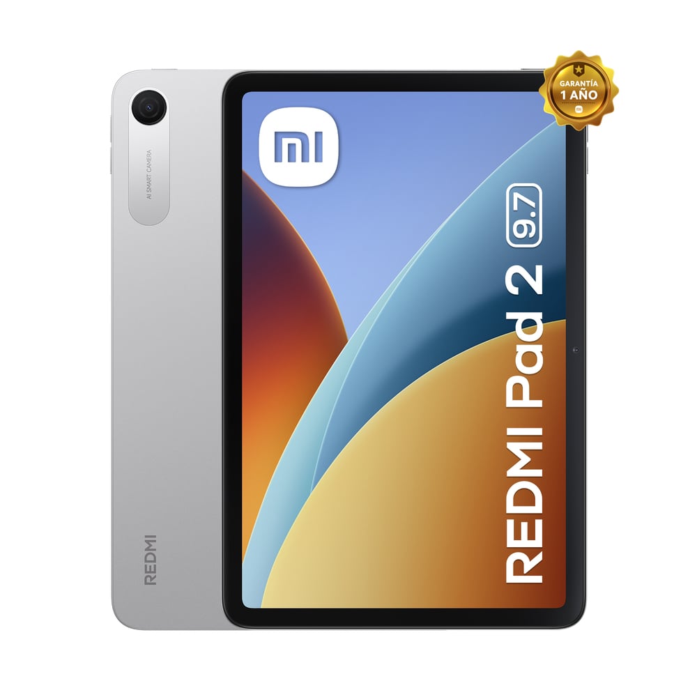 TABLET REDMI PAD 2 128GB 4GB RAM 8MP SILVER - 1