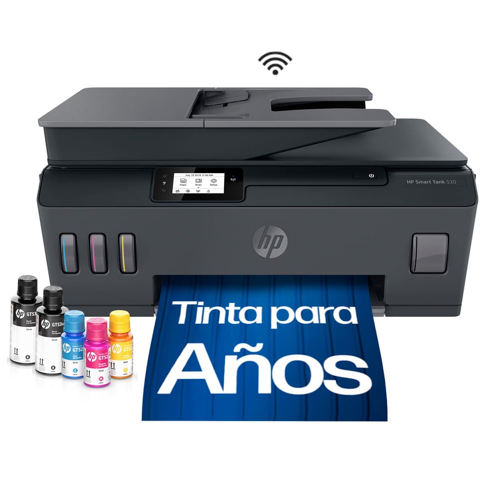 IMPRESORA MULTIFUNCIONAL HP SMART TANK 530 NEGRO - 1