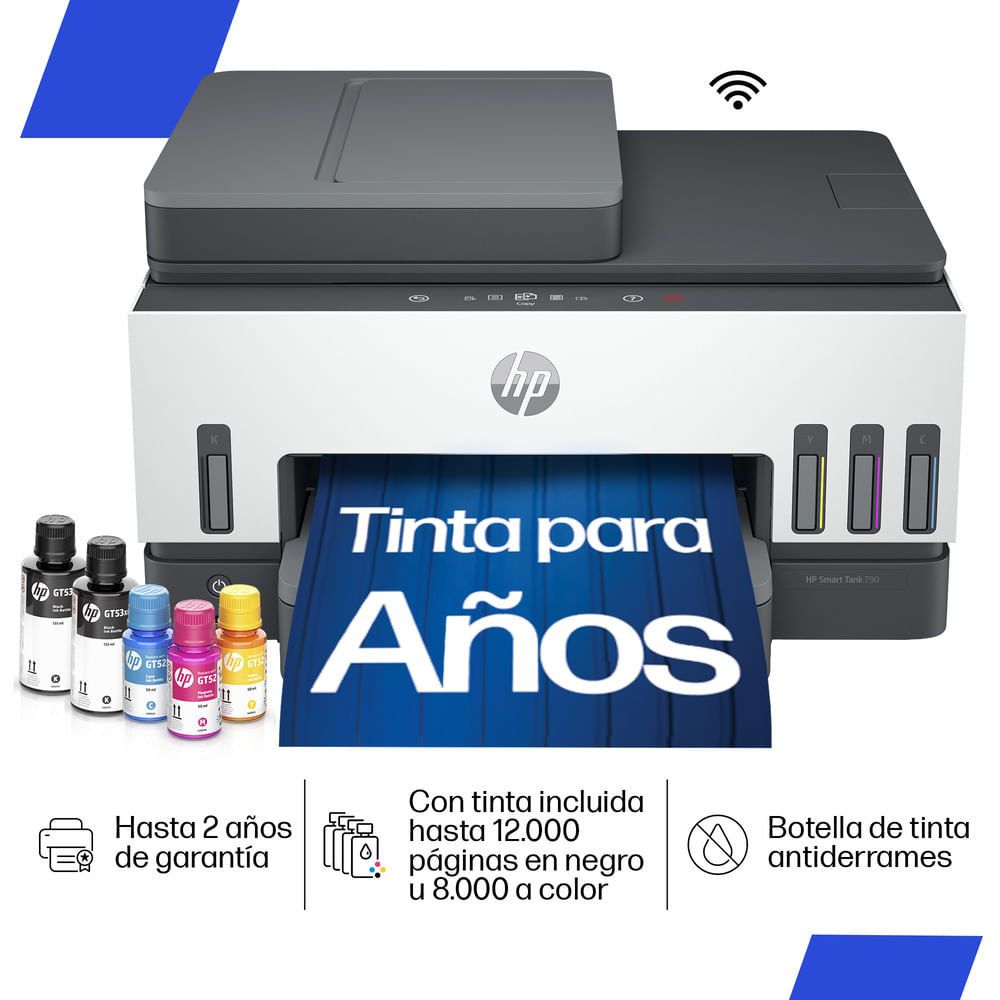 IMPRESORA MULTIFUNCIONAL HP SMART TANK 790 BLANCO - 2