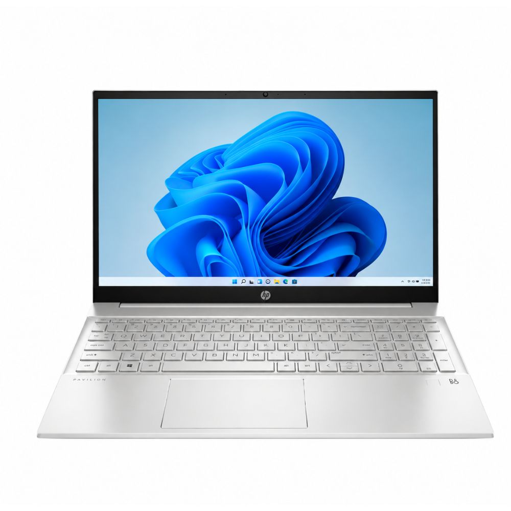 LAPTOP HP BM7B8UA 15.6' INTEL CORE I7-1255U 512GB SSD 12GB RAM WINDOWS 11 PLATEADO - 1