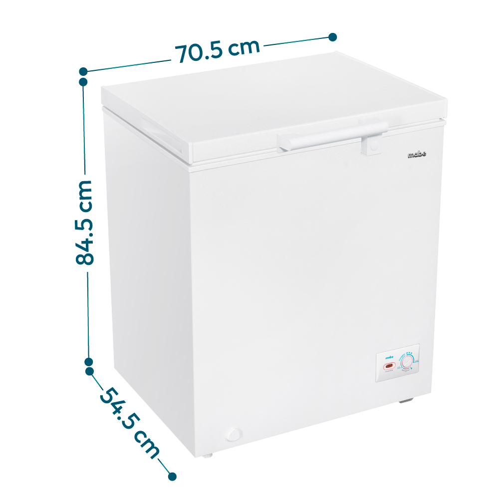 CONGELADOR HORIZONTAL MABE CHMHM145PHLB0 145 L FROST BLANCO - 3