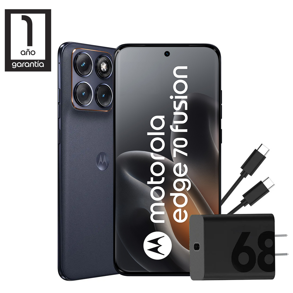 CELULAR MOTOROLA EDGE 70 FUSION 8GB 256GB 50MP AZUL - 1