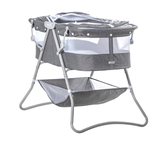 CUNA EBABY EB755 METAL GRIS DOLLY + LÁMPARA GRATIS - 2