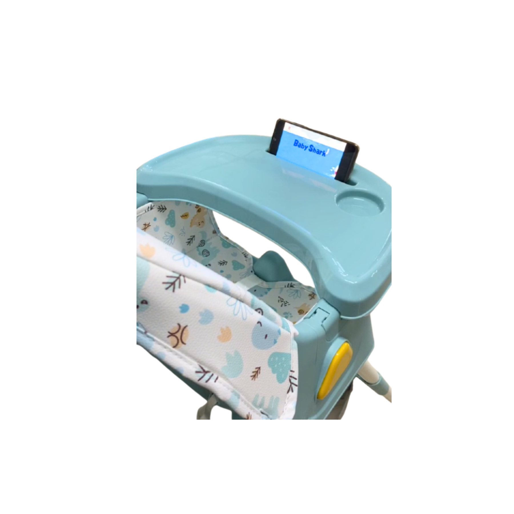 SILLA DE COMER RECLINABLE DALI GRIS + PLATITO GRATIS EBABY - 6