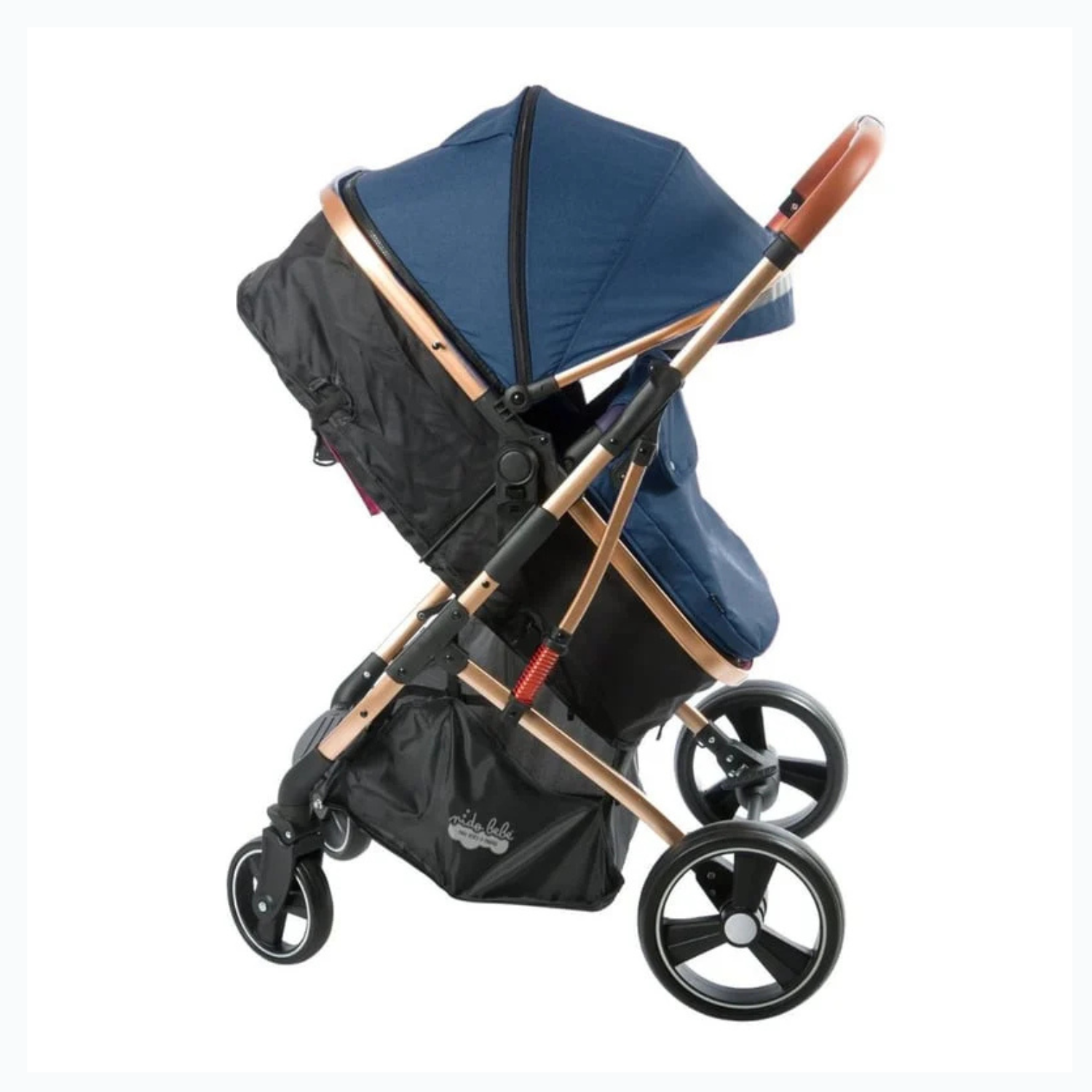 COCHE CUNA MOISÉS SATURNO AZUL - EBABY - 4