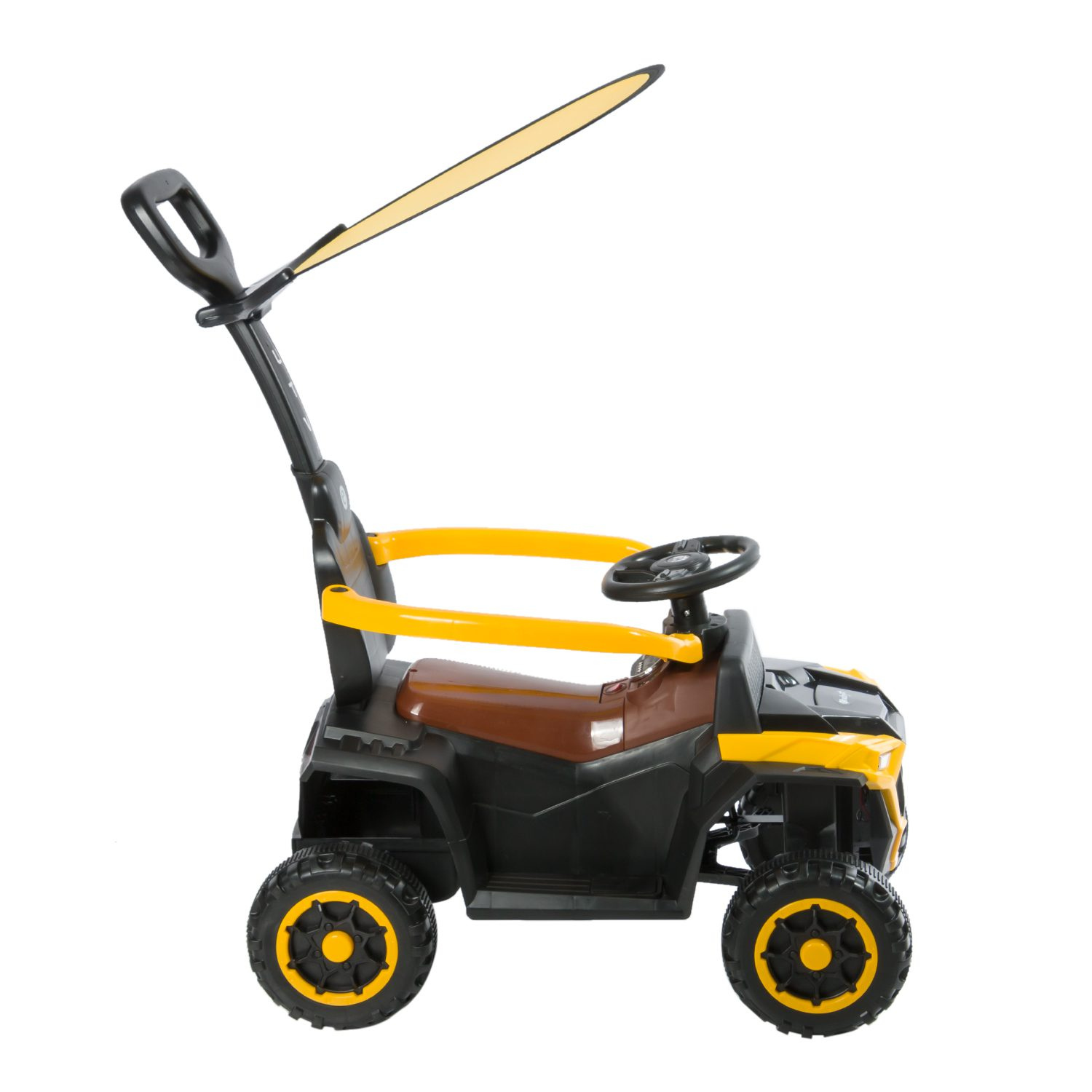 CUATRIMOTO UTV MUSICAL Y CON LUCES AMARILLO-EBABY - 2