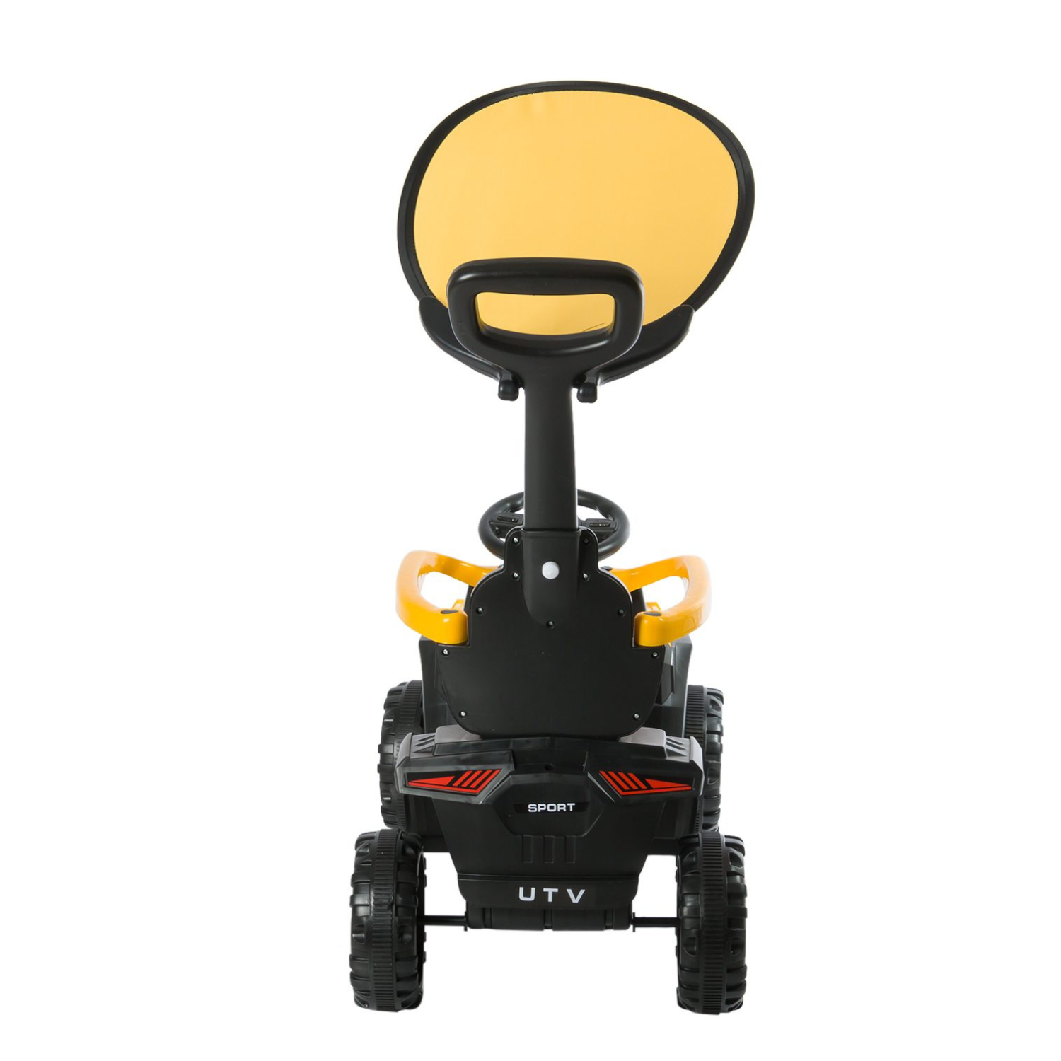 CUATRIMOTO UTV MUSICAL Y CON LUCES AMARILLO-EBABY - 5