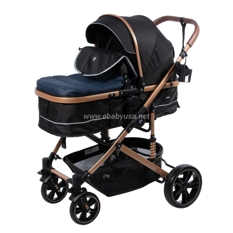 COCHE DE LUJO MOISES BIGI AZUL CON TULL - 2