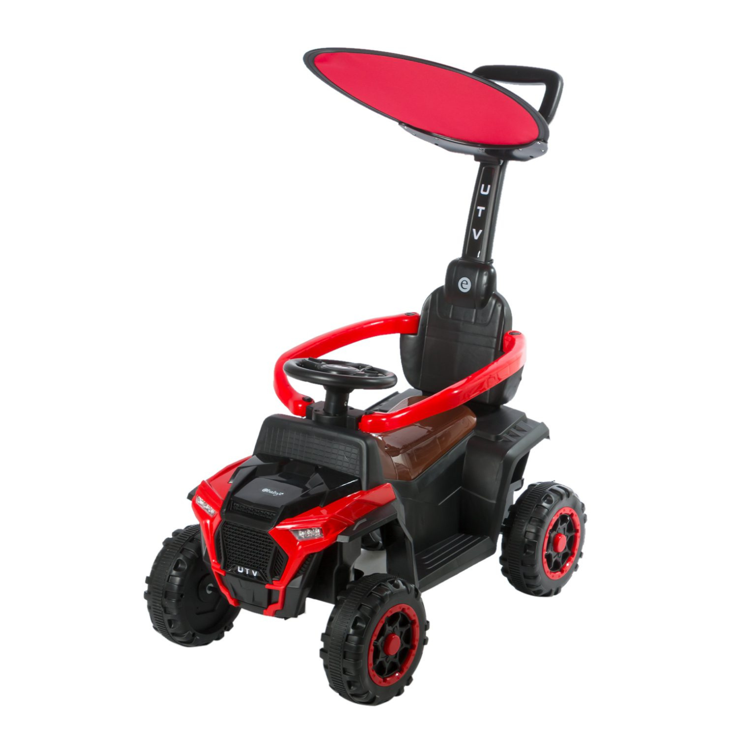 CUATRIMOTO MUSICAL Y CON LUCES ROJO EBABY - 3