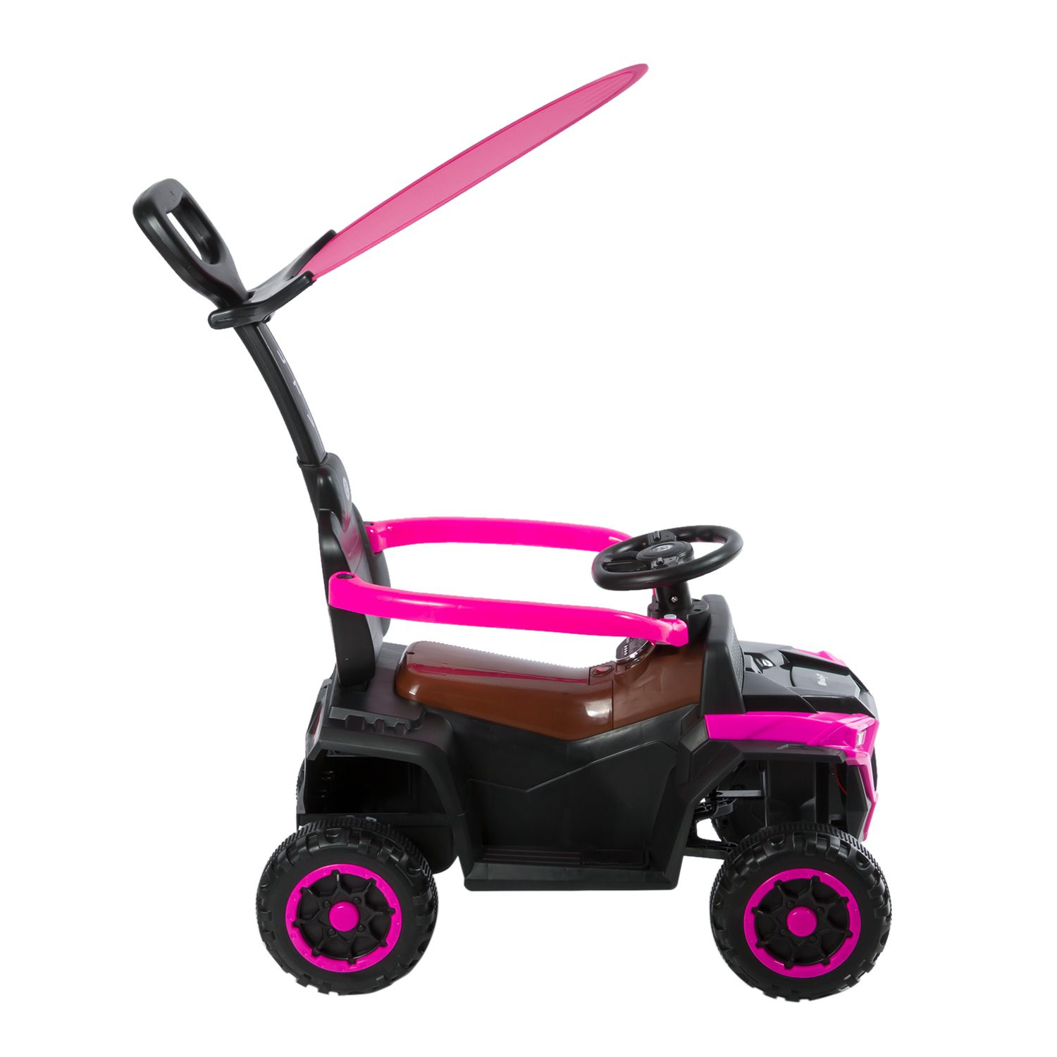 CUATRIMOTO MUSICAL Y CON LUCES ROSADO EBABY - 2