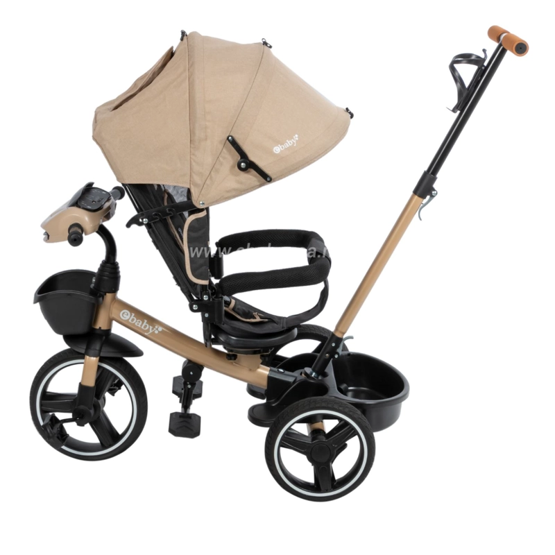 TRICICLO PARA NIÑOS MUSICAL Y LUCES 390A AZUL EBABY - 4
