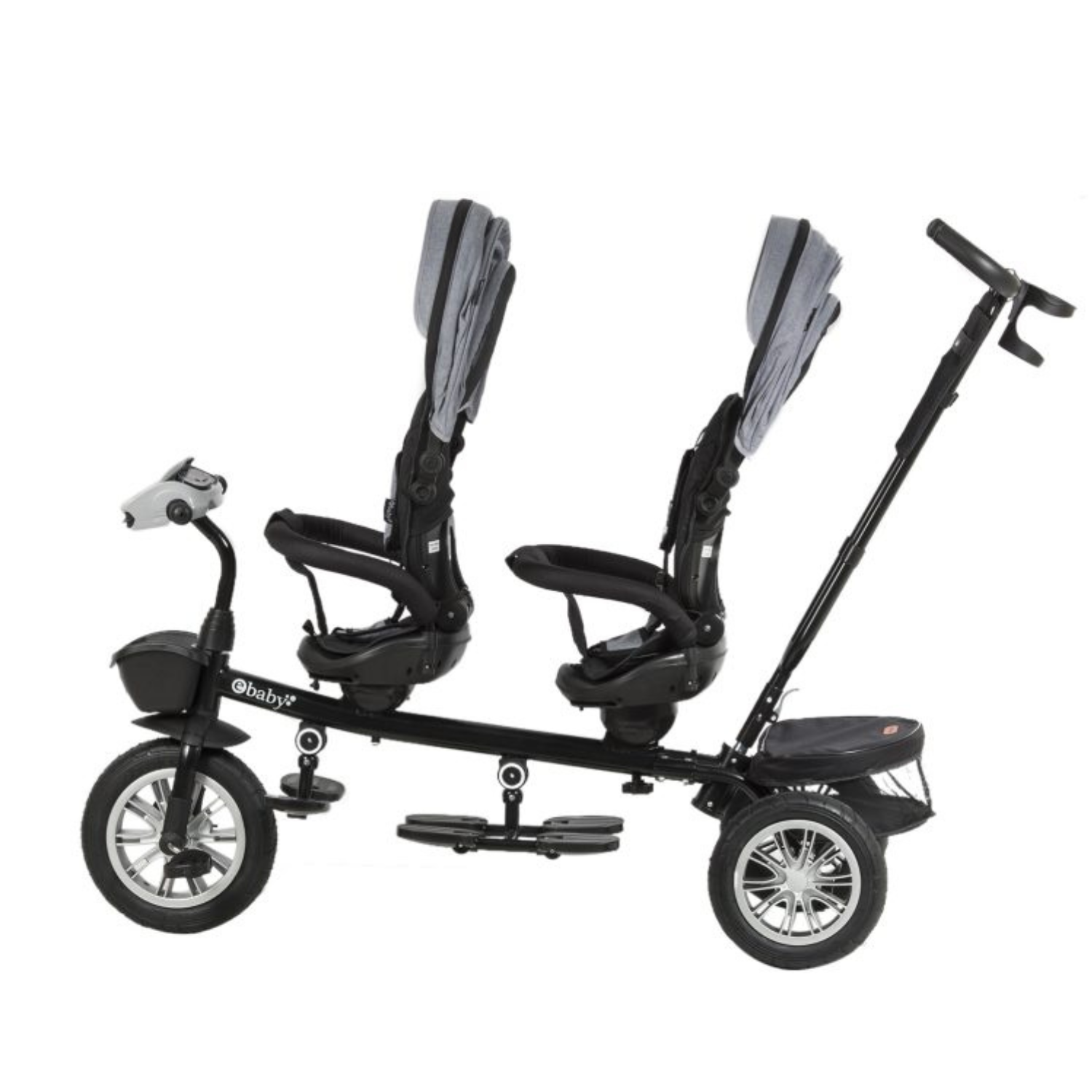 TRICICLO GUIADOR GEMELAR LAZZO BEIGE - 6