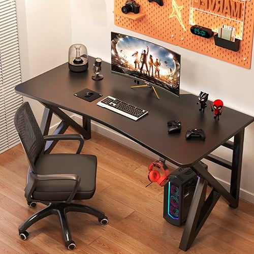ESCRITORIO GAMER NEGRO ESTRUCTURA Z NEGRO - 3