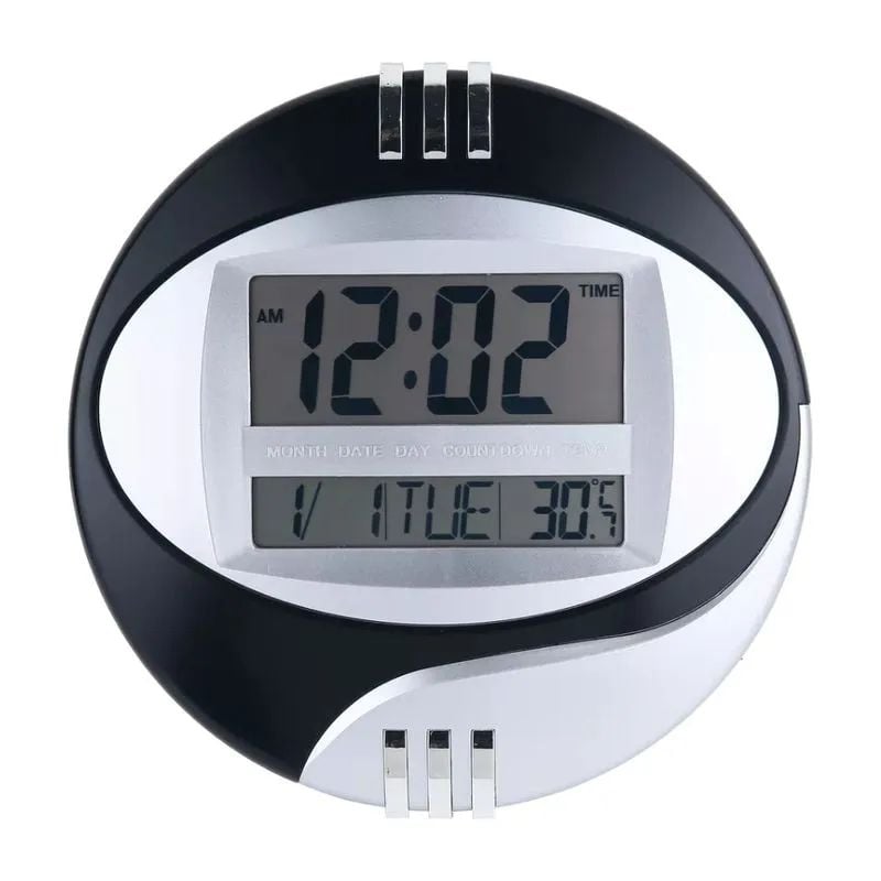 RELOJ DIGITAL LED DE PARED Y MESA / ALARMA / CALENDARIO / TEMPERATURA - 1
