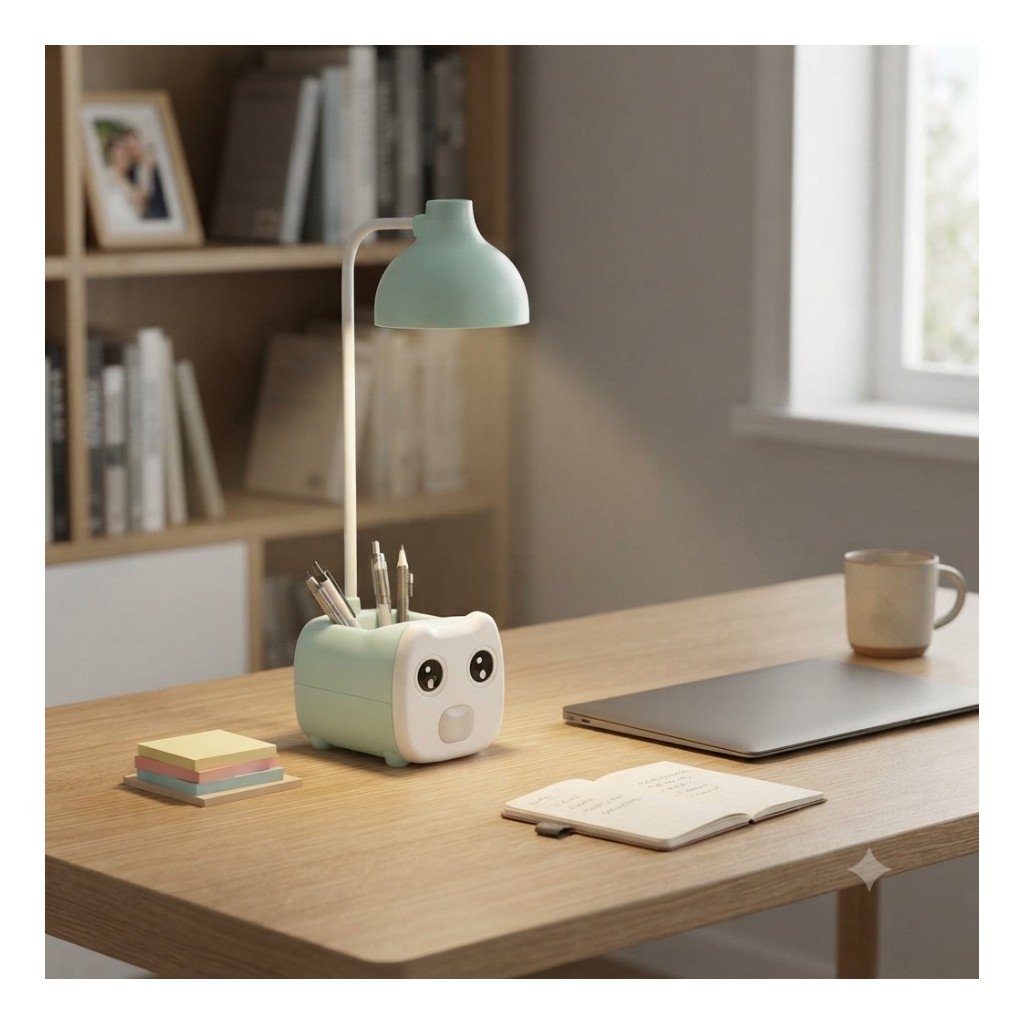 LÁMPARA DE ESCRITORIO LED MULTIFUNCIONAL – RECARGABLE - 2