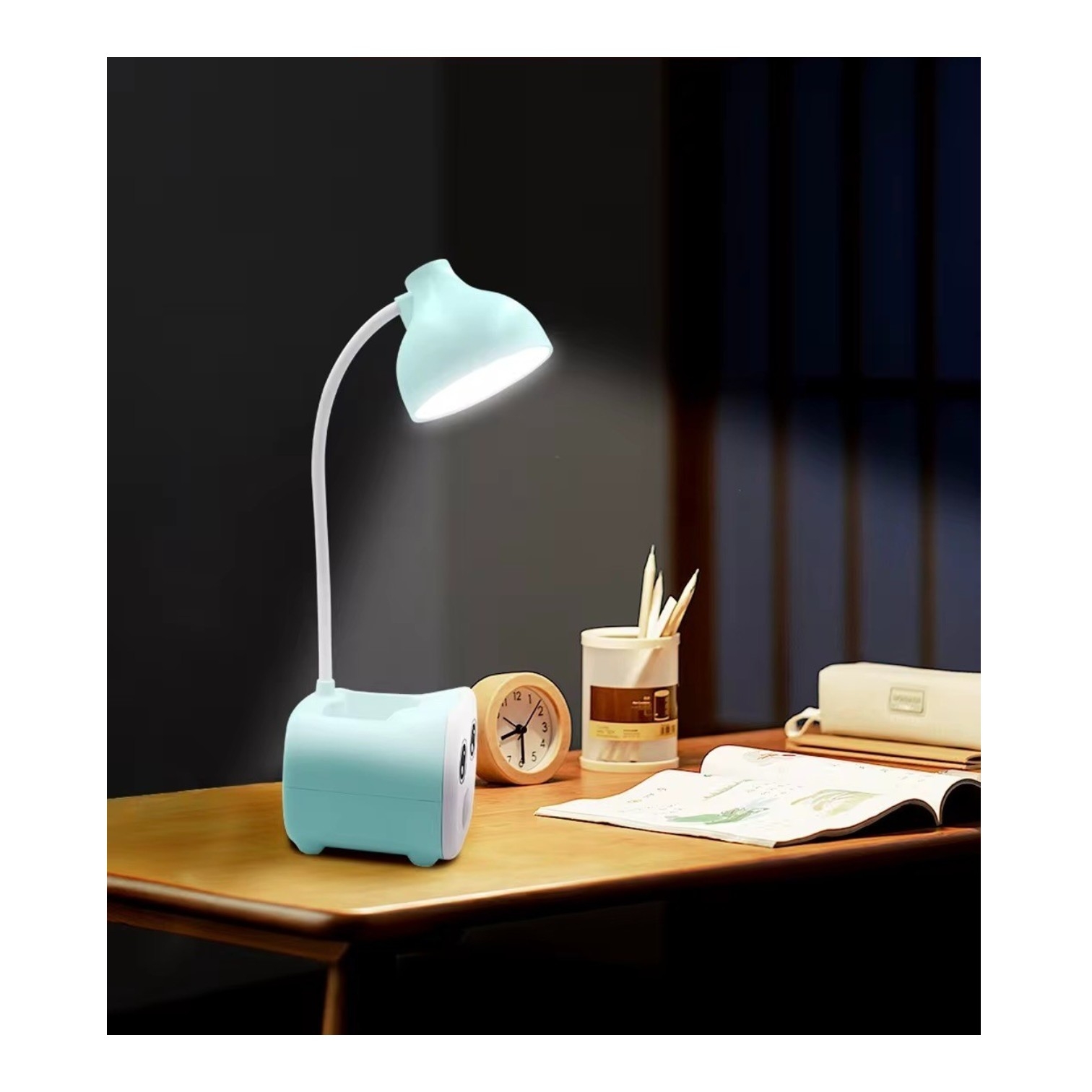 LÁMPARA DE ESCRITORIO LED MULTIFUNCIONAL – RECARGABLE - 3
