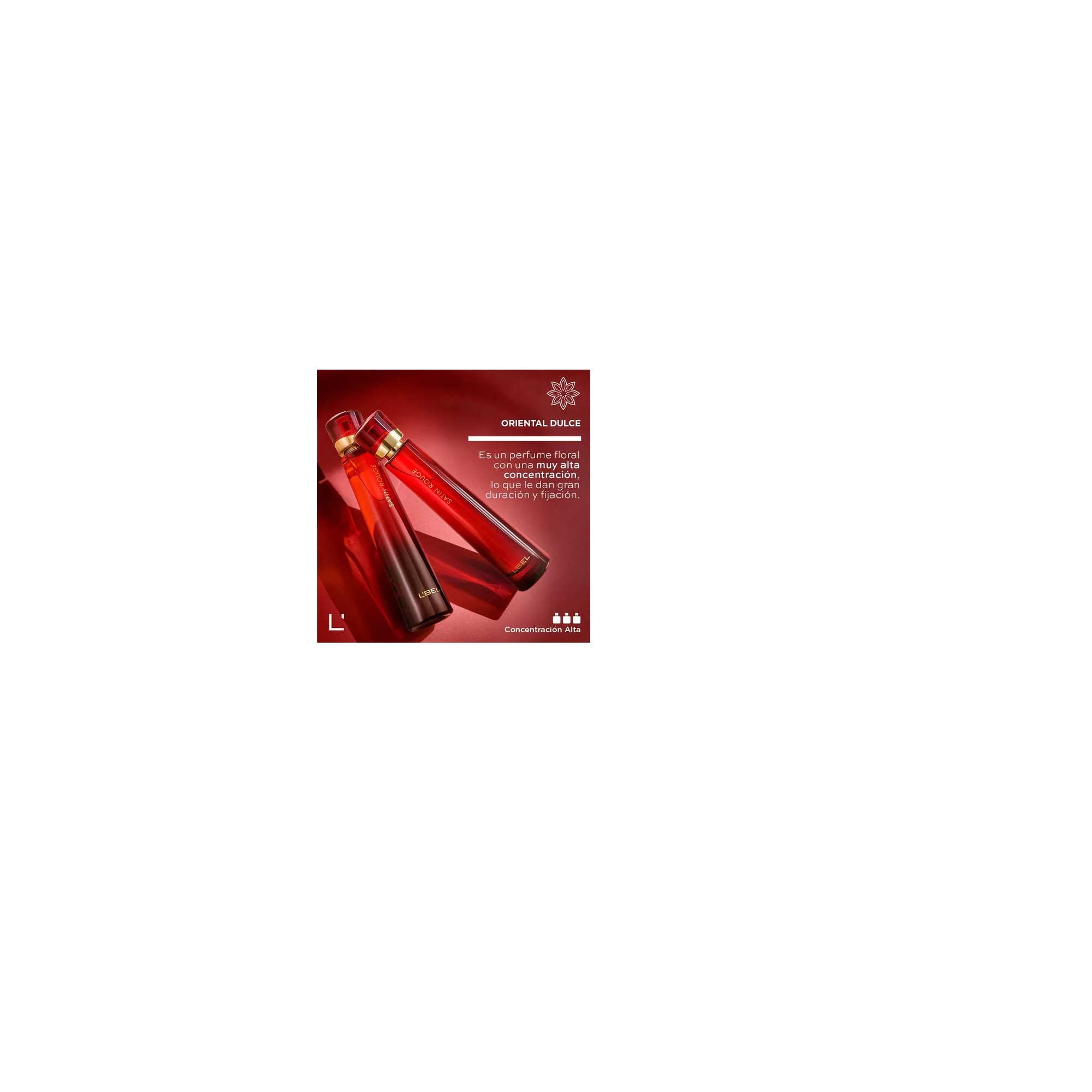 PERFUME LBEL SATIN ROUGE MUJER EDP 50 ML - 3