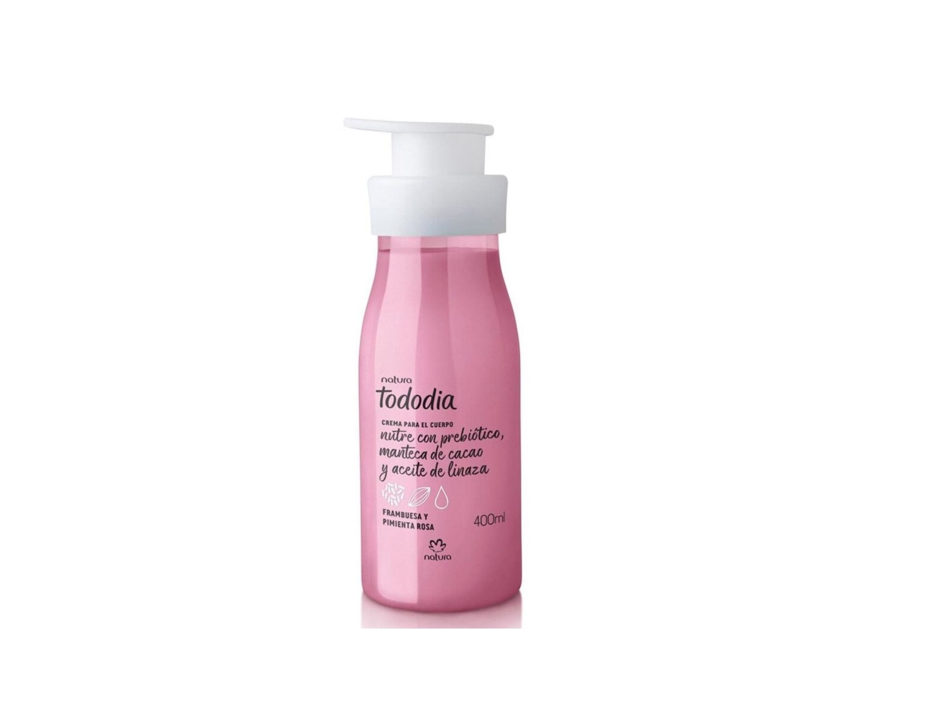 CREMA CUERPO NATURA 400ML TODODIA CREMA FRAMBUESA Y PIMIENTA ROSA - 1