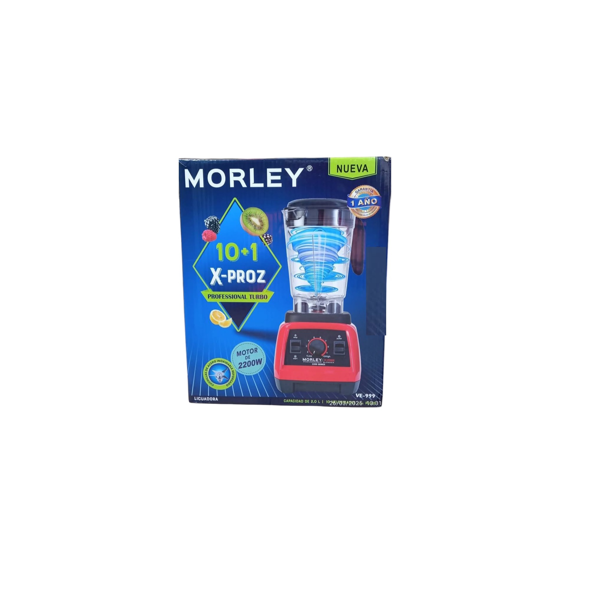 LICUADORA PROFESIONAL MORLEY 2200 WATTS 10 VELOCIDADES TECNOLOGIA ALEMAN - 5