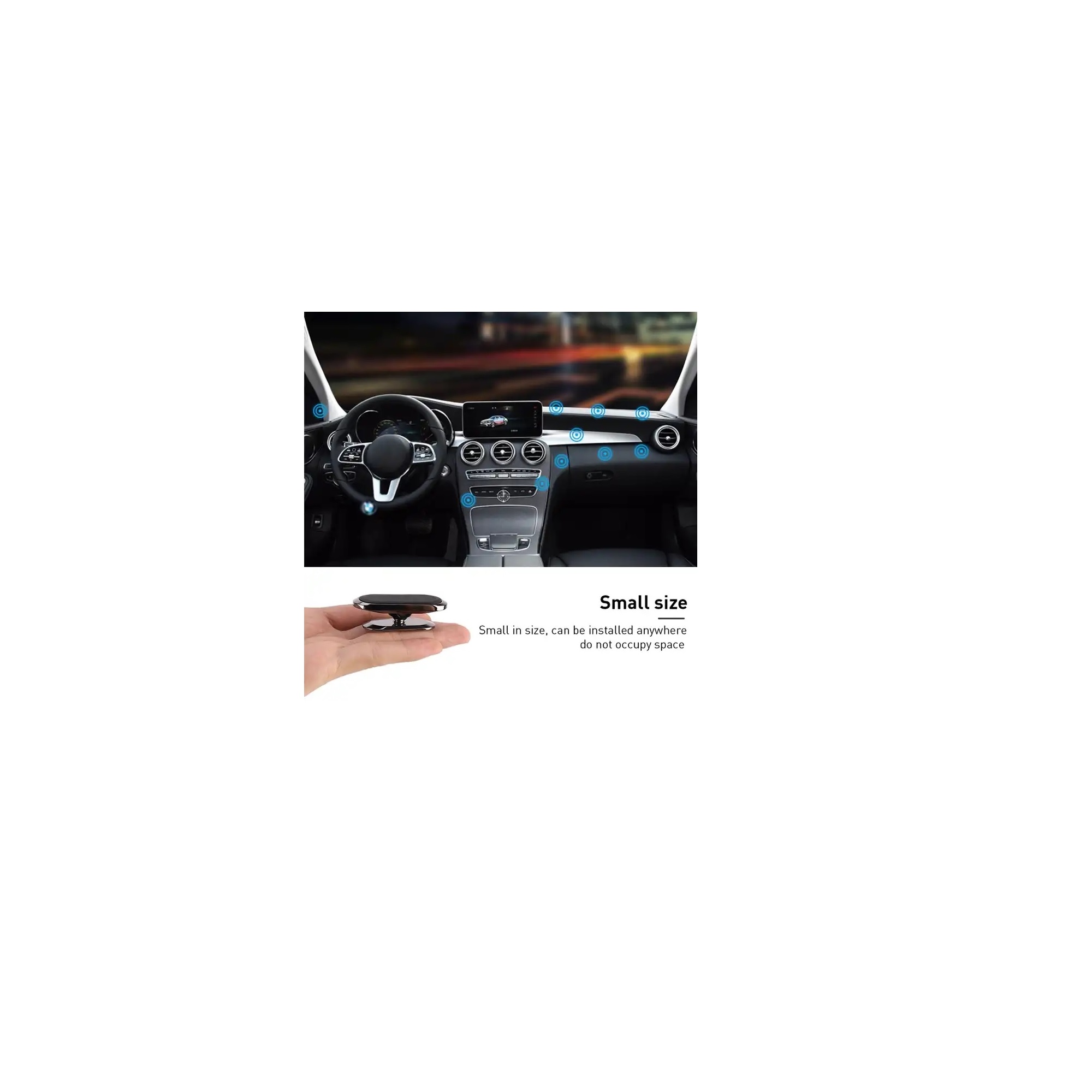 SOPORTE HOLDER MAGNETICO IMANTADO PARA CELULAR AUTO CARRO 360 GRADOS - 6
