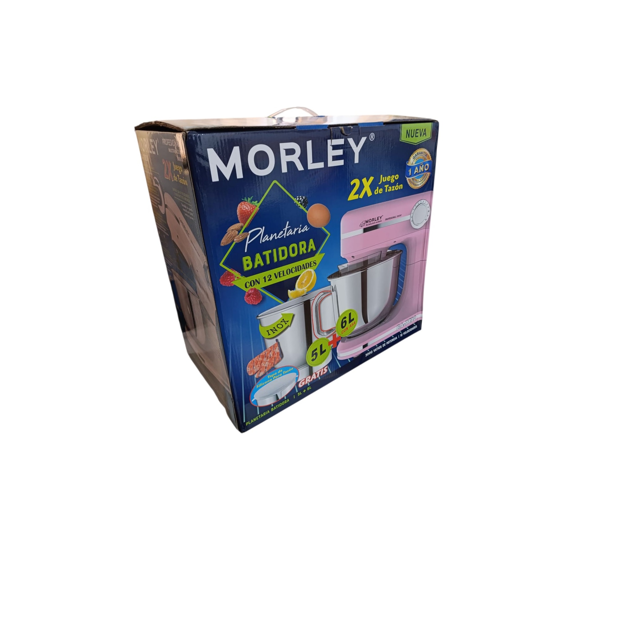 BATIDORA PLANETARIA PROFESIONAL MORLEY 3000 WATTS 12 VELOCIDADES 6 L TECNOLOGIA ALEMAN - 5
