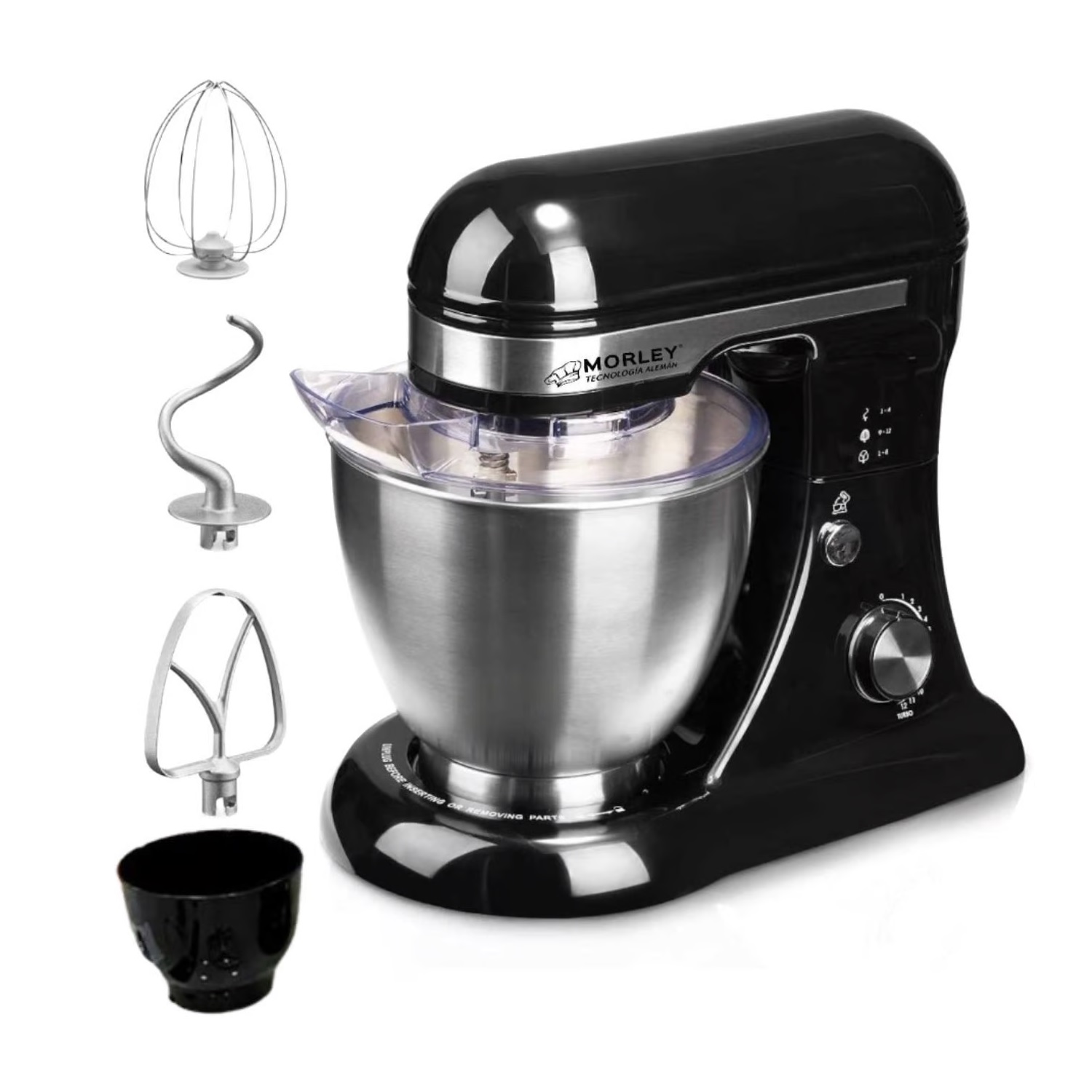 BATIDORA PLANETARIA PROFESIONAL MORLEY 3000 WATTS 12 VELOCIDADES 6 L TECNOLOGIA ALEMAN - 9