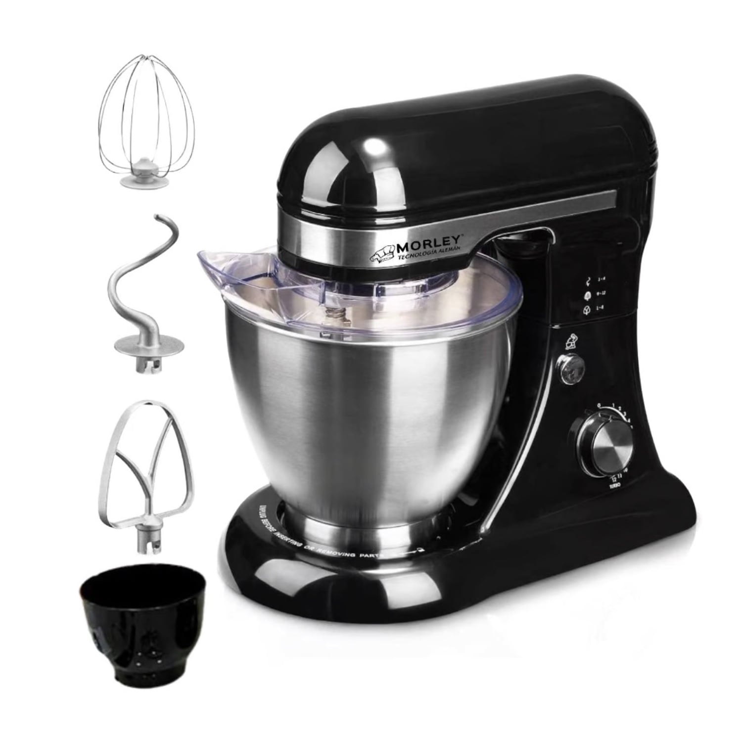 BATIDORA PLANETARIA PROFESIONAL MORLEY 3000 WATTS 12 VELOCIDADES 6 L TECNOLOGIA ALEMAN - 9