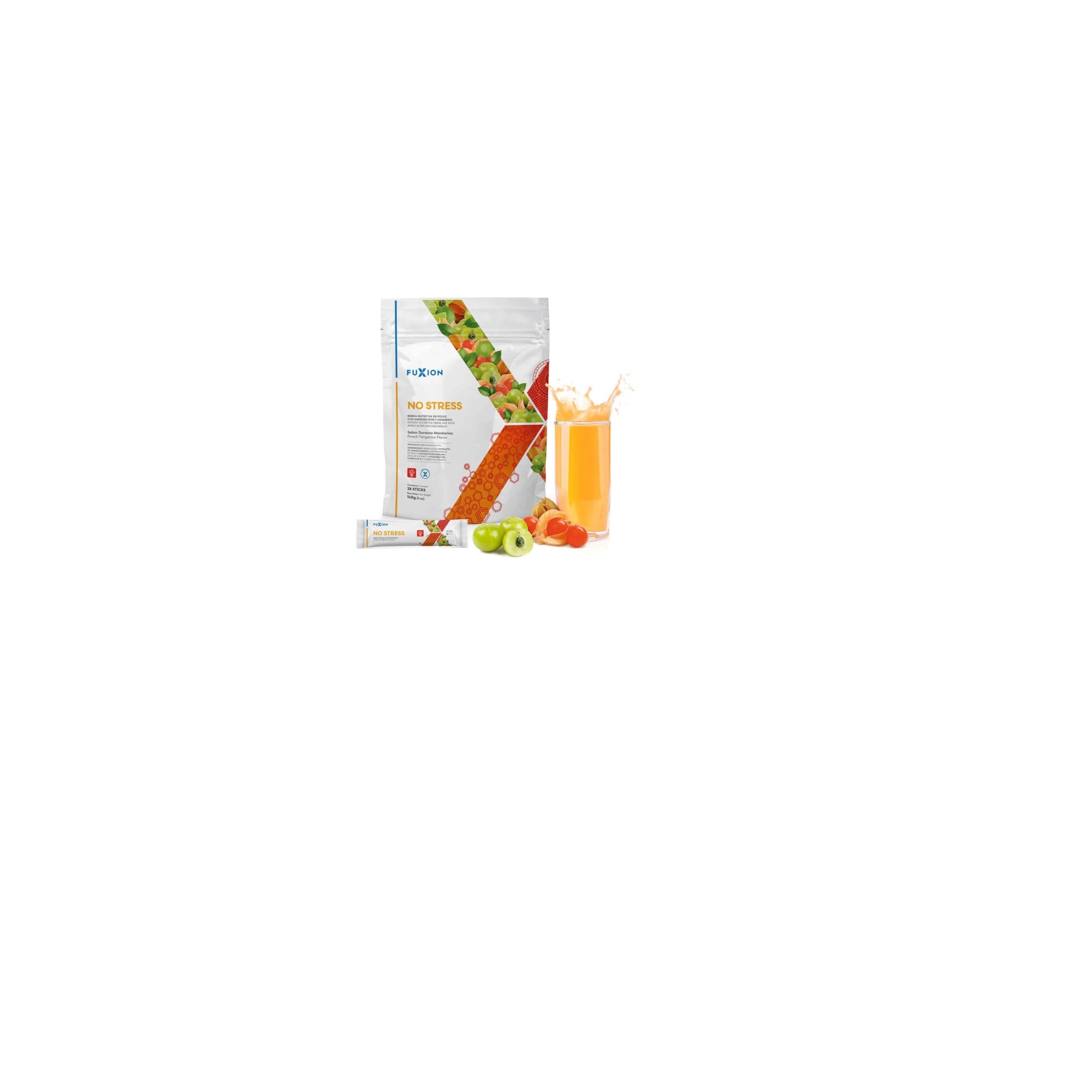 SUPLEMENTO RELAJANTE ANSIEDAD FUXION NO STRESS 28 STICKS - 1