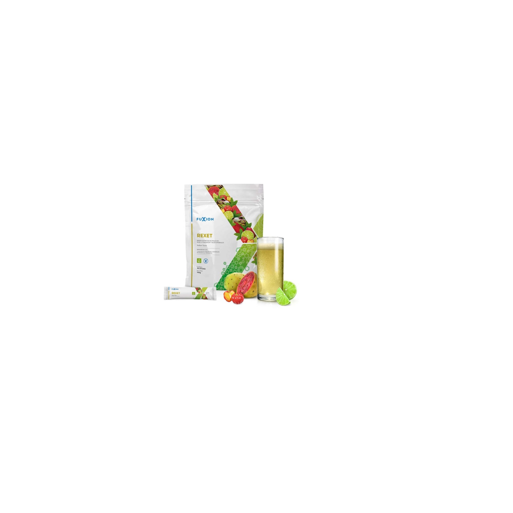 FUXION SUPLEMENTO NUTRICIONAL REXET 28 SOBRES PARA HIGADO ESTOMAGO - 1