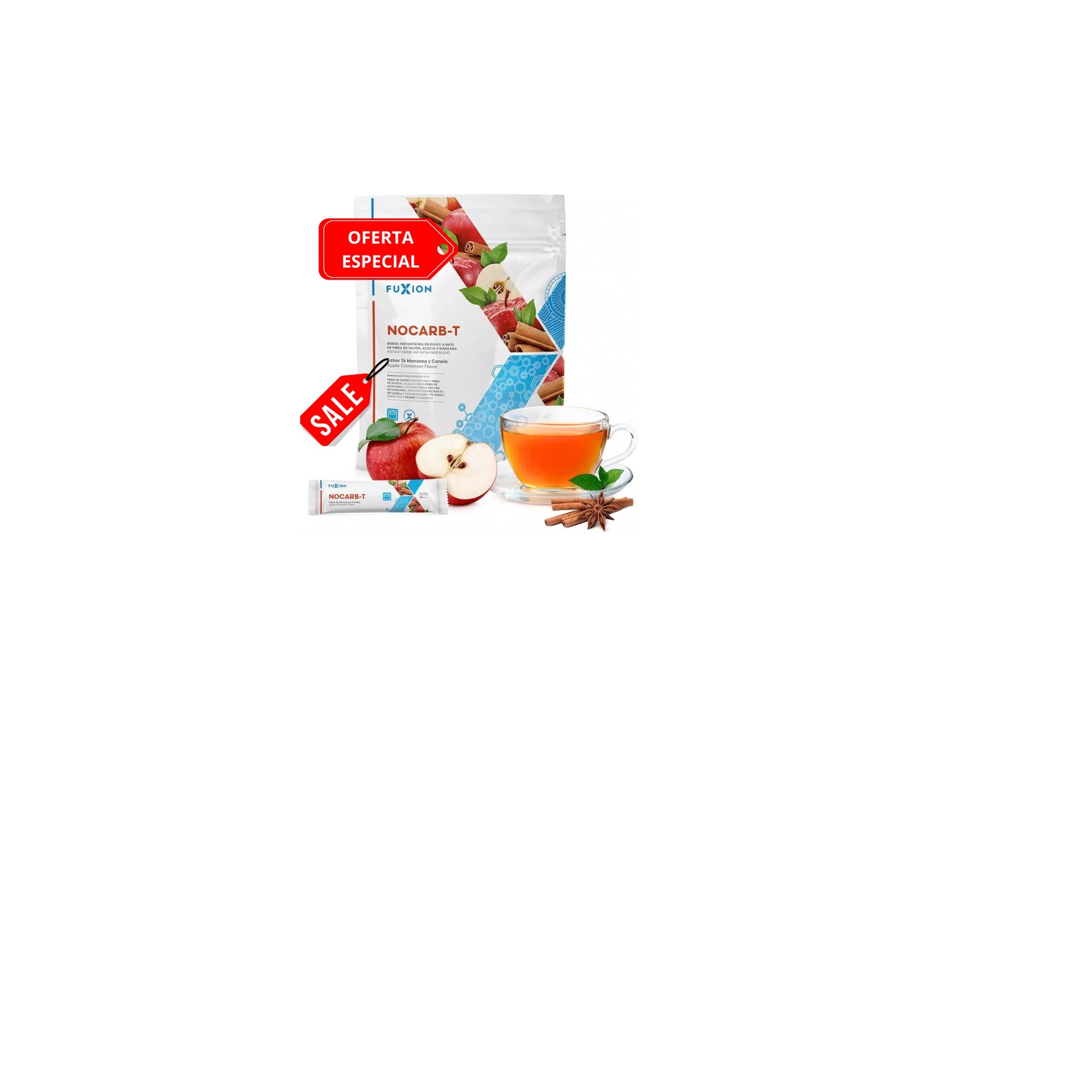 SUPLEMENTO FUXION NOCARB T 28 STICKS FUXION CONTROL DE GLUCOSA - METABOLISMO - 1